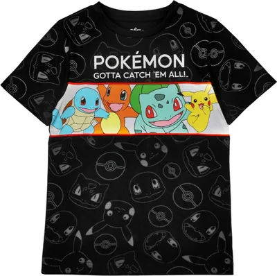 Produktbild von Pokemon - T-Shirt für Jungen kurzärmlig NS8612 (146-152) (Schwarz)