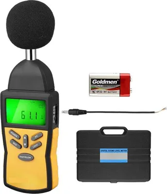 Obrázok produktu pre Presné digitálne meranie hluku 30–130 dB, LCD