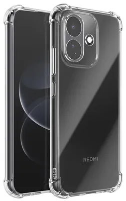 Imagen del producto de Funda protectora para Xiaomi Redmi Note 17 Pro, resistente a golpes, con esquinas reforzadas y transparente