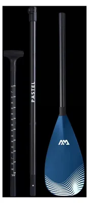 Productafbeelding van Aqua Marina SUP peddel, pastelblauw, hybride carbon