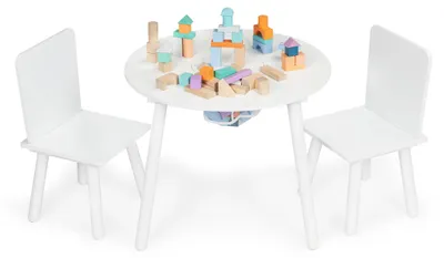 Immagine prodotto di Tavolino e 2 sedie, set di mobili per bambini ECOTOYS