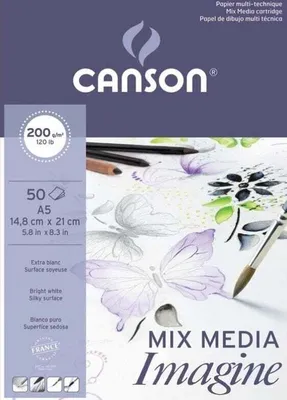 Obrázok produktu pre Canson Imagine, Umelecký papier, 200 g/m², 50 listy