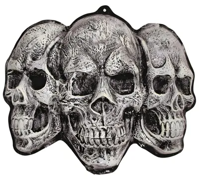 Produktbild von Totenkopf Bild – Halloweendeko 53 x 44 cm