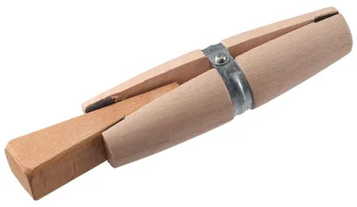 Hölzerne Ringklemme mit Keilverschluss, 190x40 mm