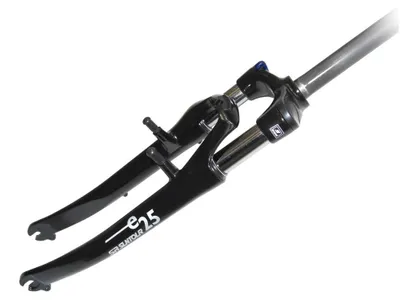 Image de SR Suntour SF14 CR85E25 P LO 700C Fourche suspendue SR SF14 CR85 E25 P LO- 700C 28' 1 1/8' V-Br. SL300mm AHead, noire
