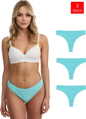 Produktbild von Tazzio Damen String 3er-Pack F933 (Mint, XS)