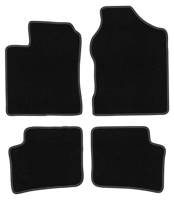 Productafbeelding van Velours automatten voor Daihatsu Trevis 2006-2009 (hatchback) – 4-delig, zwart, op maat – Wielganizator BASIC