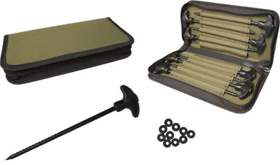 Produktbild von Zelt Heringe Tent Pegs 8 Häringe Fluo rot Zeltheringe