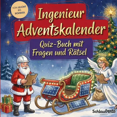 Produktbild von Ingenieur-Adventskalender: Quiz-Buch mit Fragen und Rätsel