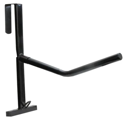 Produktbild von Sattelhalter für 1 Sattel, einhakbar, mobil und transportabel für 1 Sattel Sattelhalter einhakbar, schwarz