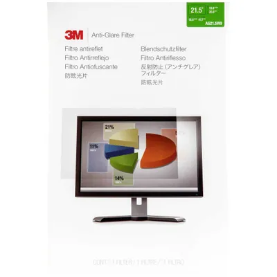 Produktbild von 3M AG215W9 Blendschutzfilter für Widescreen Monitore 21,5