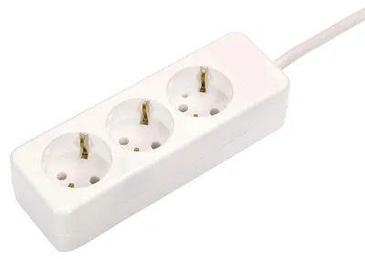 Produktbild von as-Schwabe 3-fach Steckdosenleiste erhöhter Berührungsschutz 1,4m 230V 16A IP20