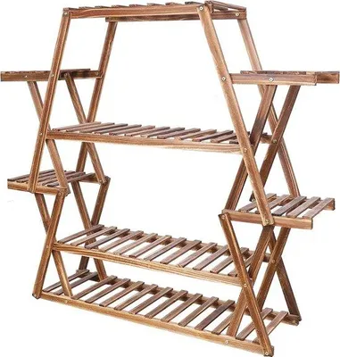 Immagine prodotto di Tavola da giardinaggio in legno - a 6 scomparti - spazio per 10 piante