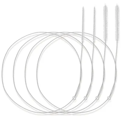 Immagine prodotto di 4 spazzole extra lunghe per la pulizia di tubi, lunghezza 100 cm