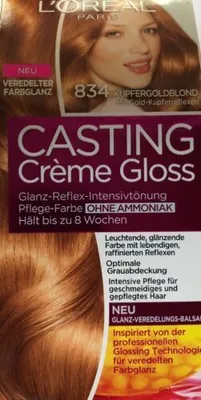 A box of L'Oréal Paris Casting Crème Gloss hair dye.