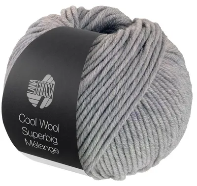 Produktbild von Lana Grossa - Cool Wool Superbig Melange 0216 hellgrau meliert