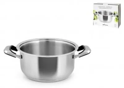 Immagine prodotto di INOXPRAN Casseruola Inox 2 Manici Classic Cm24X12