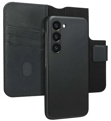 Imagen del producto de Funda Tipo Libro de Cuero 2 en 1 con MagSafe para Samsung Galaxy S23 - Onyx Black