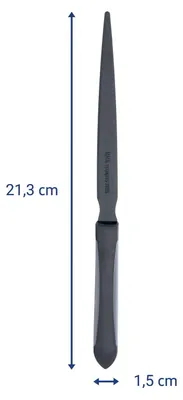 Produktbild von MAUL Brieföffner MAULpro Kunststoff Gummi Edelstahl Metall 21,3 cm schwarz