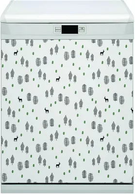 Produktbild von Dekorative Magnetmatte Küche Geschirrspüle 60x80 cm  Magnet für Spülmaschine  - Hirsch im Wald