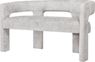 Obrázok produktu pre Lavica FURNLUX Leith Grey 125 cm / Hlavná farba: sivá / Rozmery: 125 x 75 x 56 cm