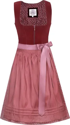 Produktbild von Dirndl Clara 65er Länge bordeaux 40