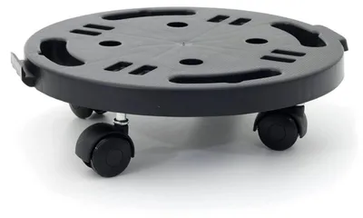 Immagine prodotto di Carrello sottovaso sposta tutto tondo piano con ruote Ø30 cm portata Max 170 Kg