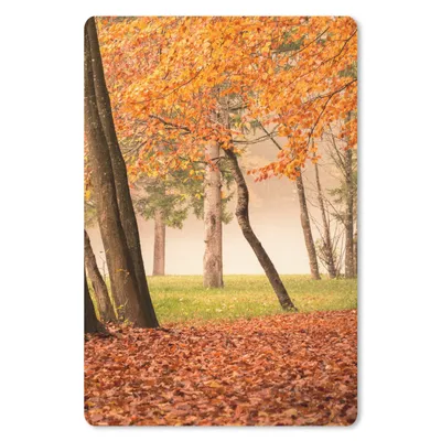 Produktbild von MuchoWow® Mauspad Mousepad Blätter - Herbst - Wald 40x60 cm - Mousepads - Maus Mat - Pad - Mausunterlage - Schreibtisch Accesoire