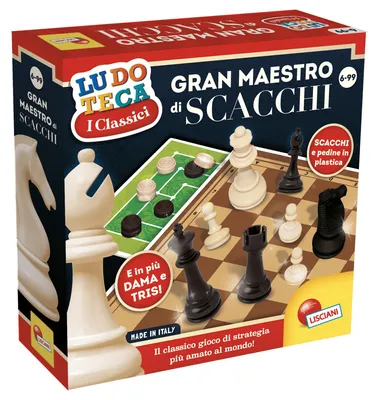 Image de Lisciani Giochi Ludoteca Jeu d'échecs Grand Maître 3-en-1