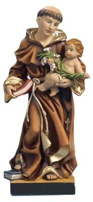 Heiligenfigur aus Kunstharz, 20 cm, religiöse Dekoration