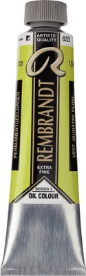 Produktbild von Rembrandt Ölfarbe Tube 40 ml Permanentgelbgrün 633