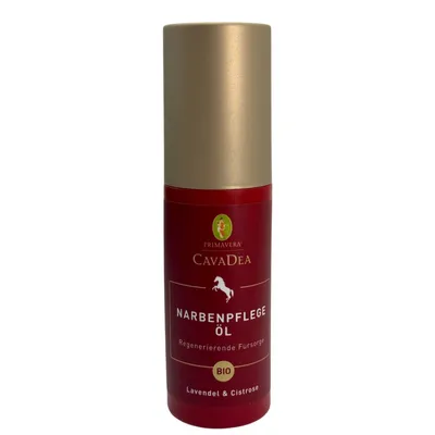 Produktbild von CavaDea® Narbenpflege Öl für Pferde – Hautpflege Öl für Pferdehaut – 100 ml