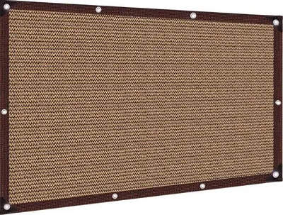 Imagen del producto de Tela de sombra para jardín - Protección solar - 80% de protección - 1 x 5 metros - Color marrón