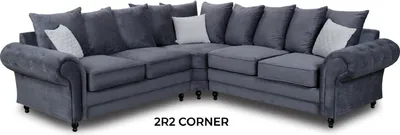 Produktbild von Ecksofa Sofa Stil Grau Sofa Polster Stoff Textil Möbel L-Form Couchen