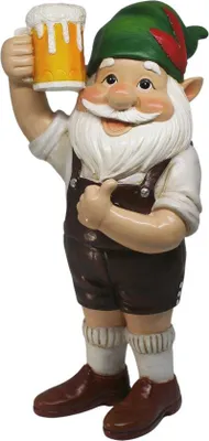 Zdjęcie produktu dla Zestaw krasnali ogrodowych w stylu vintage, figurki ogrodowe o wysokości 30 cm, dekoracja zewnętrzna