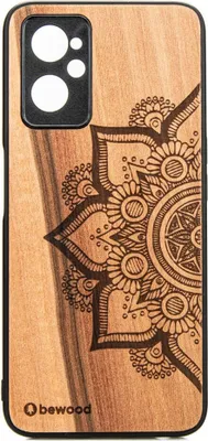 Produktbild von Holzhülle für Realme 9i, Bewood Apfelbaum Mandala