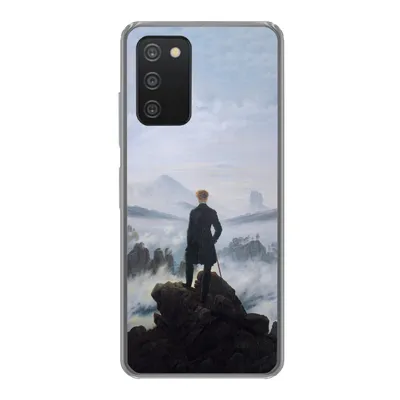 Produktbild von MuchoWow® Handyhülle Schutzhülle Hülle für Samsung Galaxy A33 5G Der Wanderer über dem Nebelmeer - Caspar David Friedrich - Kunstwerk Silikon Softcase Handy Hülle - Kartenhalter