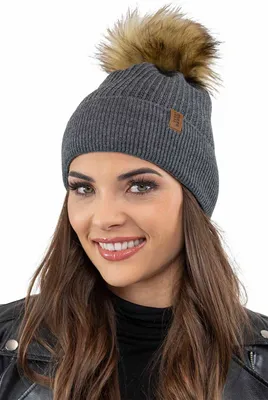 Produktbild von VIVISENCE Winter Bommelmütze Für Damen Wintermütze Mit Bommel Herbst Aus Warmem