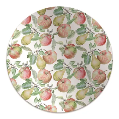 Produktbild von Rundmatte - Stuhlunterlage Bürostuhlunterlage - Rund Ø 100 cm - Bodenmatte - Fußmatte - Äpfel und Birnen.