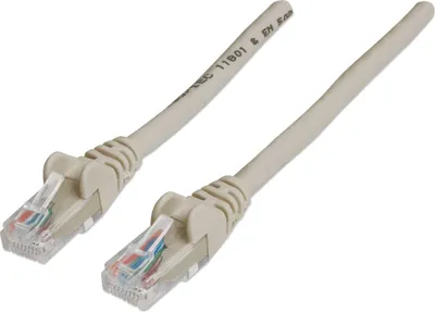 Produktbild von INTELLINET Patchkabel RJ45 U/UTP Cat6 20m   Hebelschutz grau