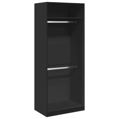 Obrázok produktu pre vidaXL Šatníková skriňa čierna 80x50x200 cm materiál na báze dreva