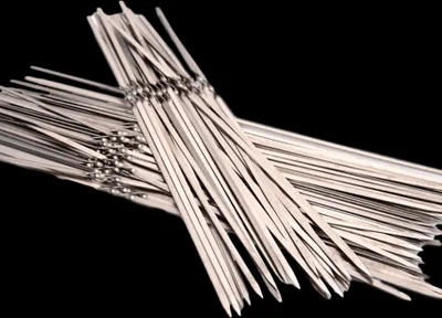 Zdjęcie produktu dla BAYLI 50x szaszłyki do grilla ze stali nierdzewnej | małe szaszłyki do szaszłyków | 33cm stal nierdzewna Schampura | szaszłyki do mięsa na ognisko | grill do szaszłyków | grill BBQ | akcesoria do grilla kebab do mangal