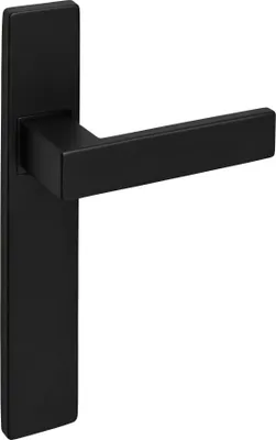 Immagine prodotto di Maniglie per porte Lavuzo Imperio nero con piastra rettangolare - per set