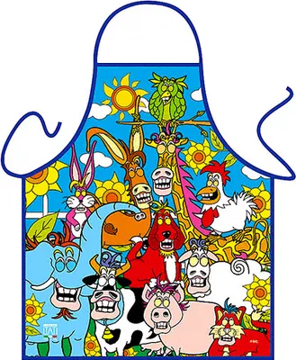 Produktbild von Kinderschürze fröhliche Tiere