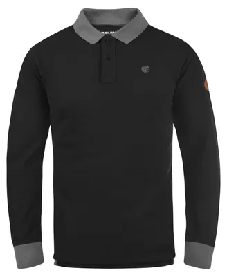 Produktbild von BLEND BHRalle Herren Longsleeve Poloshirt Polohemd Langarmshirt Shirt mit Polokragen Rippbündchen 100% Baumwolle Regular fit