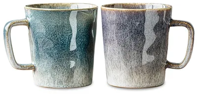Zdjęcie produktu dla Zestaw 2 filiżanek ceramicznych 400 ml do kawy i herbaty