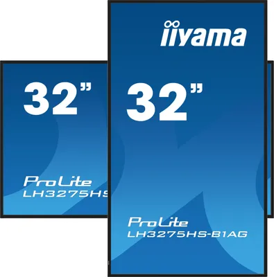 Zdjęcie produktu dla iiyama LH3275HS-B1AG, Płaski panel Digital Signage, 80 cm (31.5"), LCD, 1920 x 1080 px, Wi-Fi, 24/7