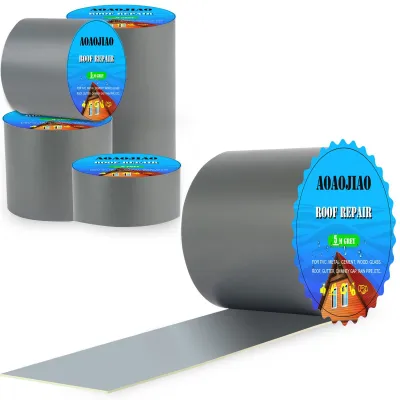Produktbild von Reparaturband für Dachrinnen, selbstklebend, 15 cm x 2,5 m, wasserdicht, für Dachreparaturen