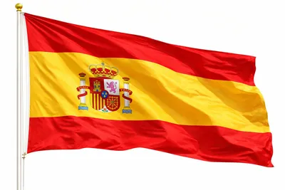 Produktbild von Spanien Flagge 90x150 cm – WM 2026 Weltmeisterschaft Fahne Fanartikel aus strapazierfähigem Polyester mit Metallösen