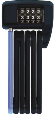 Immagine prodotto di ABUS Bordo Lite 6055C serratura a libro - con codice a combinazione - Serratura a combinazione ultraleggera in acciaio speciale - livello di sicurezza ABUS 7 - 60 cm - nero/blu